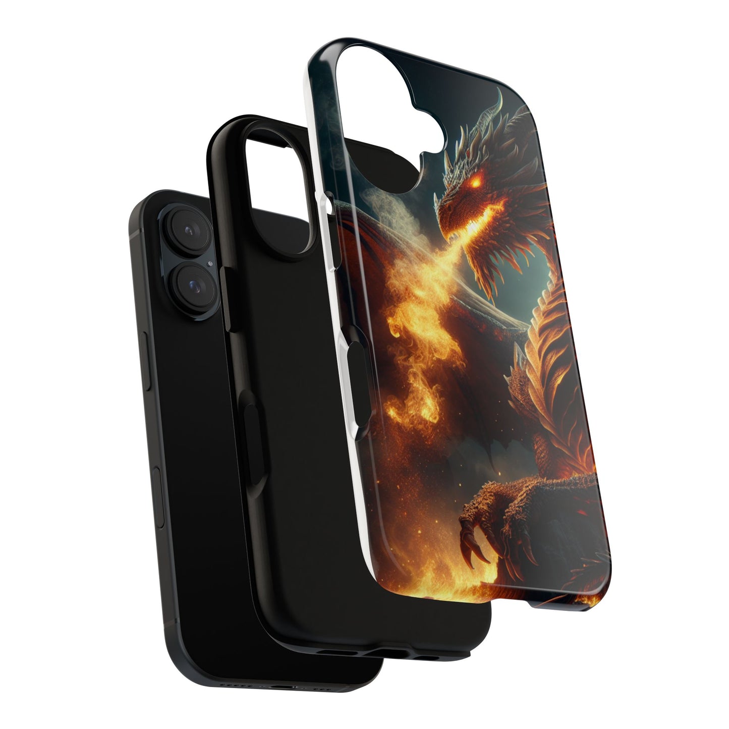 Dragon Fire Tough Case for Smartphone - Fierce Protection with a Bold Design