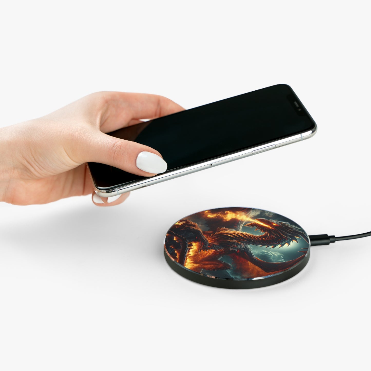 Dragon-Themed Fast Wireless Charger for Tech Lovers