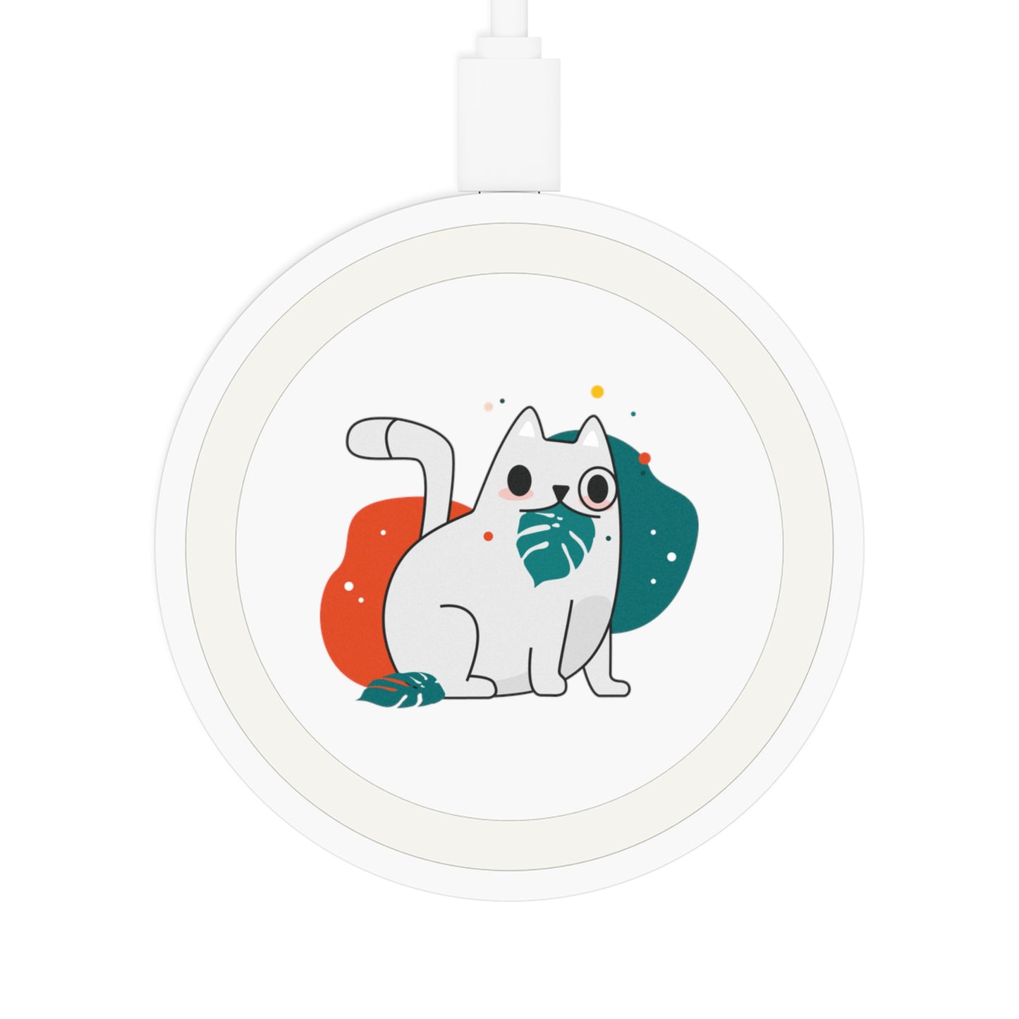 Cute Cat Wireless Charging Pad - Fun and Functional Tech Gift