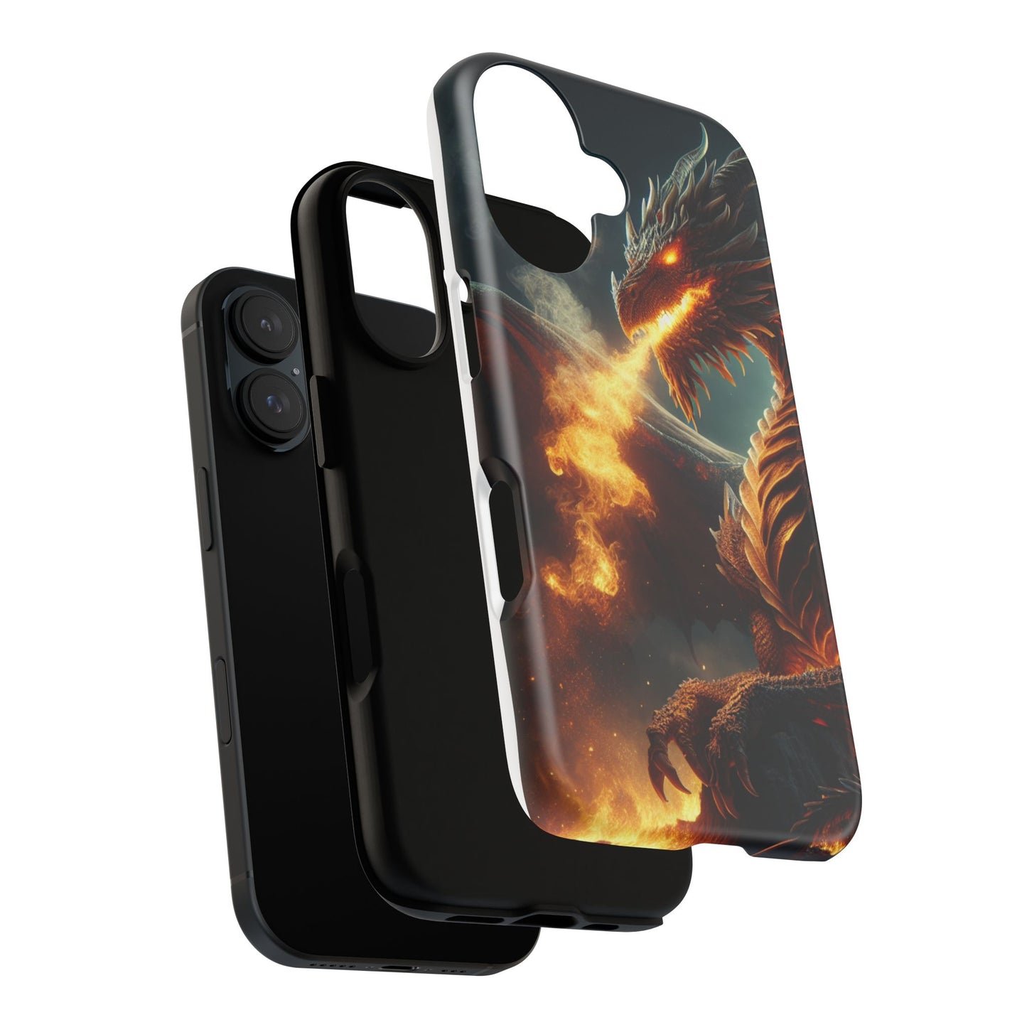 Dragon Fire Tough Case for Smartphone - Fierce Protection with a Bold Design