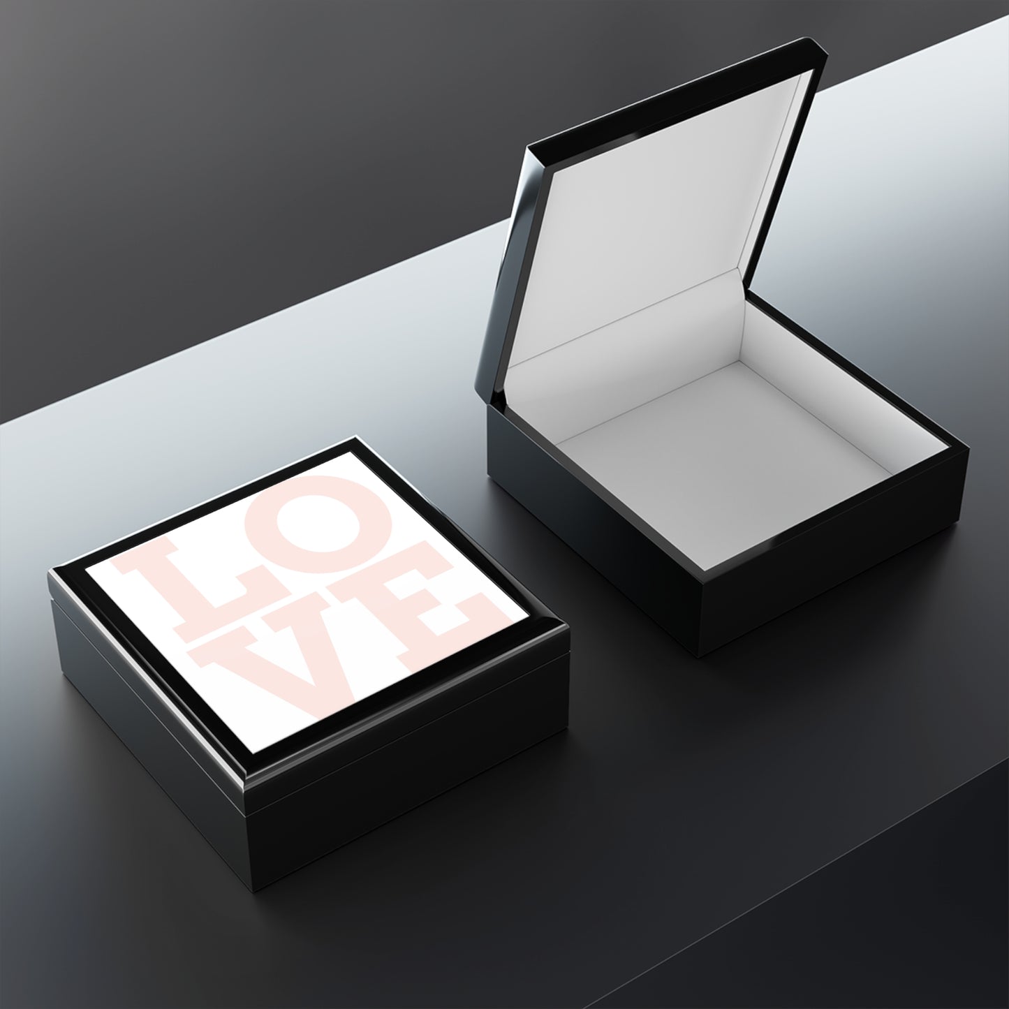 Stylish Love Jewelry Box – Elegant Storage for Precious Memories