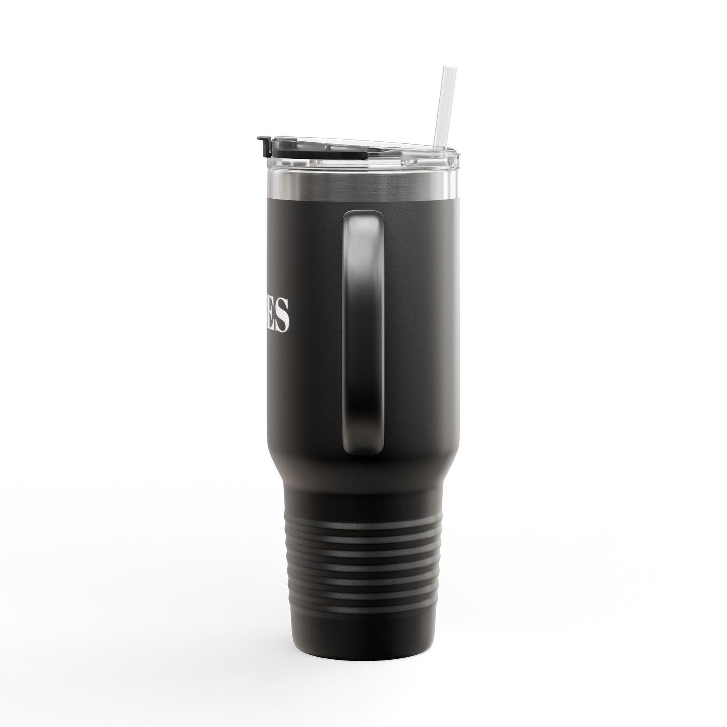 40oz Insulated Travel Mug – Perfect for Coffee Lovers and Adventurers | 'VIBES' Design