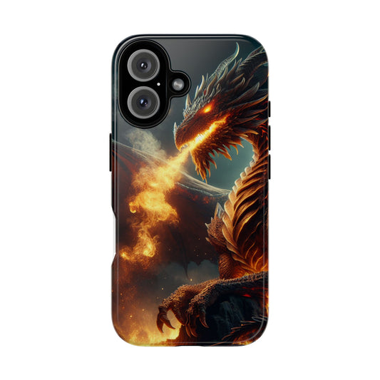 Dragon Fire Tough Case for Smartphone - Fierce Protection with a Bold Design