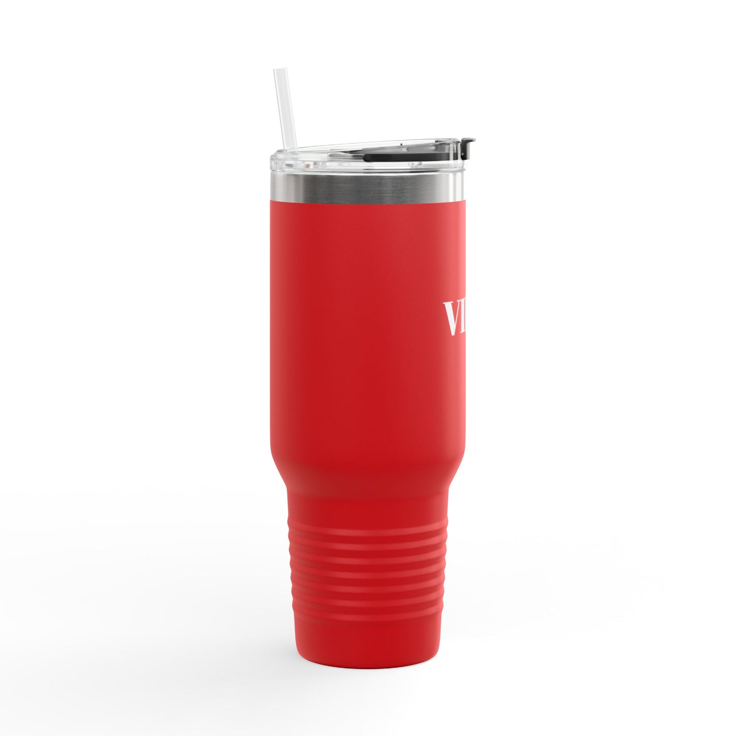 40oz Insulated Travel Mug – Perfect for Coffee Lovers and Adventurers | 'VIBES' Design