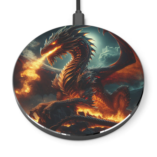 Dragon-Themed Fast Wireless Charger for Tech Lovers