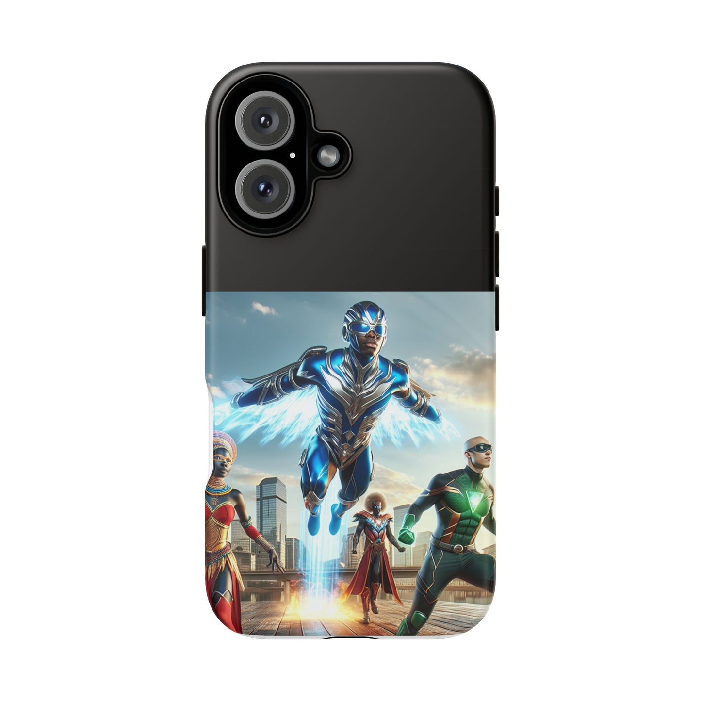 Superhero Tough Phone Case - Durable Protection with Heroic Design