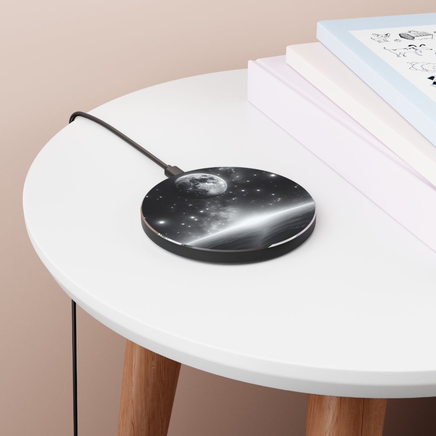 Galaxy-Themed Fast Wireless Charger for Tech Lovers