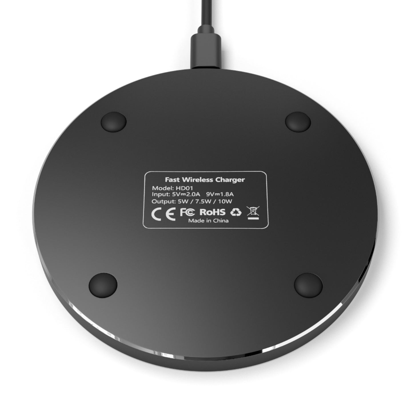 Heart Pattern Wireless Charger - Fast Charging for Tech Lovers