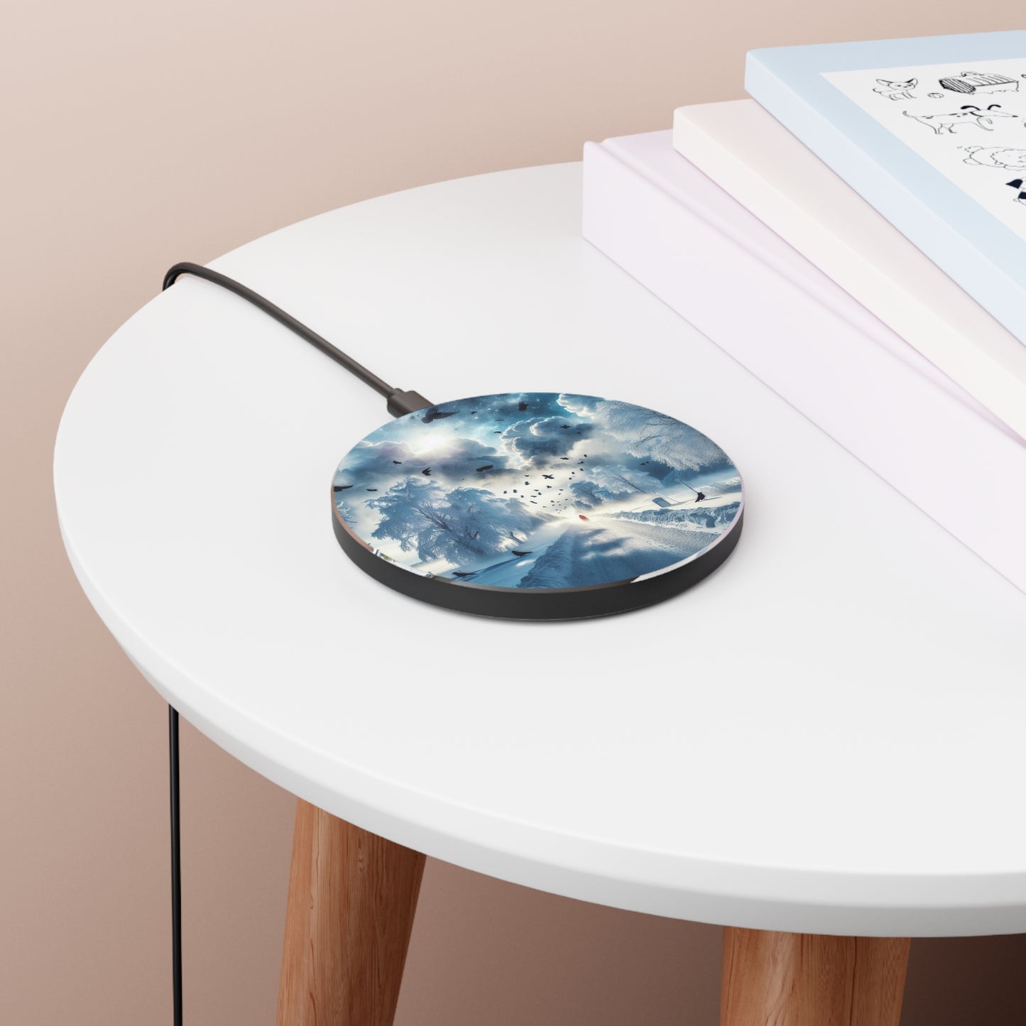 Winter Wonderland Wireless Charger - Fast Charging Pad with Scenic Design