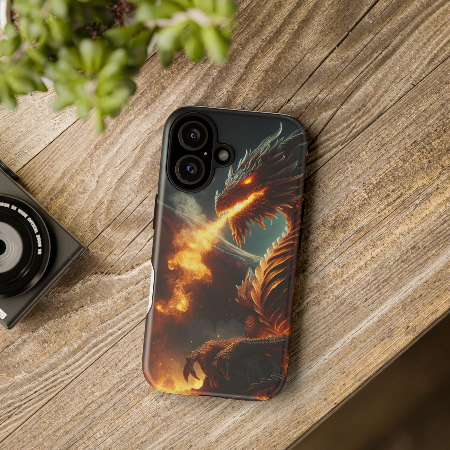 Dragon Fire Tough Case for Smartphone - Fierce Protection with a Bold Design