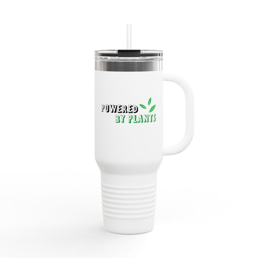 Powered by Plants Insulated Travel Mug - 40oz Eco-Friendly Drinkware