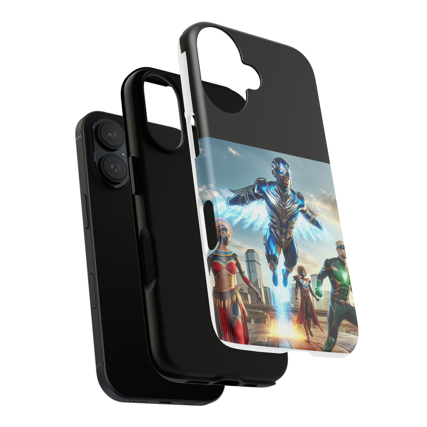 Superhero Tough Phone Case - Durable Protection with Heroic Design