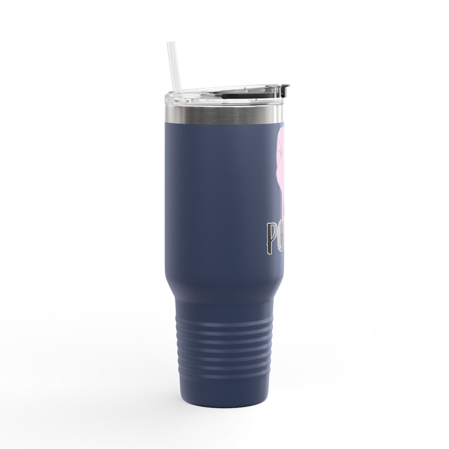 Empowering Insulated Travel Mug - 40oz, 'GRL POWER' Design for Women on the Go