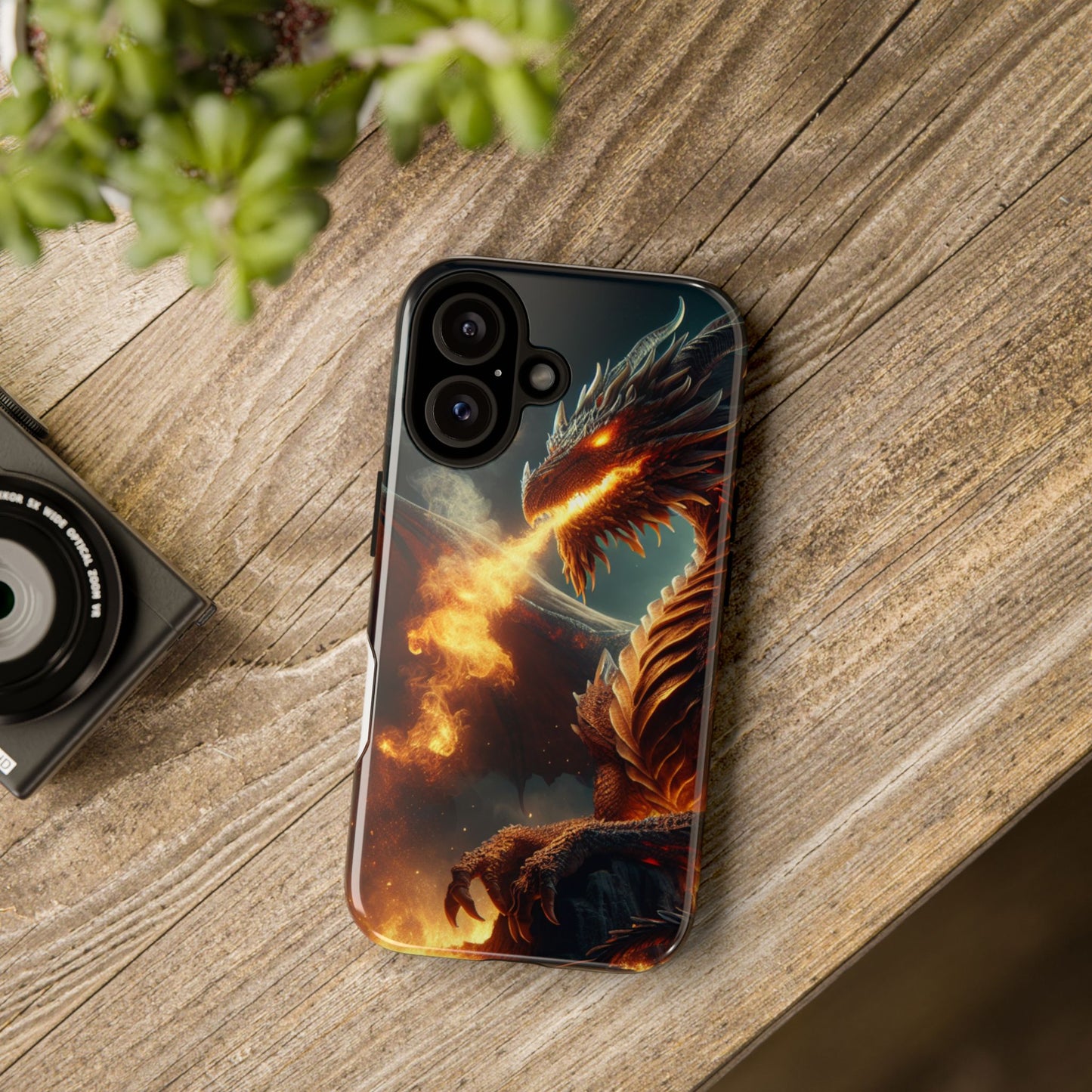 Dragon Fire Tough Case for Smartphone - Fierce Protection with a Bold Design