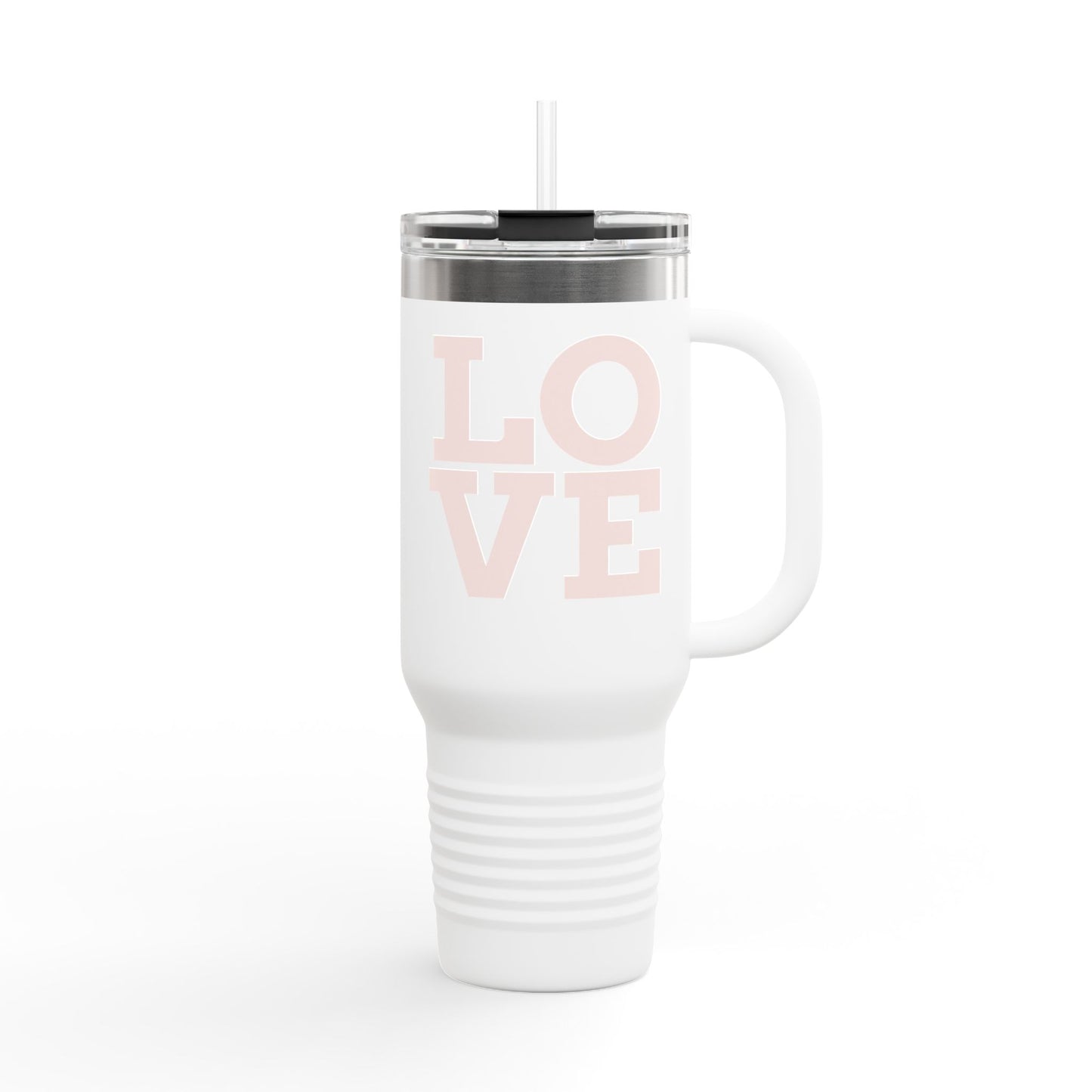 40oz Insulated Travel Mug - 'LOVE' Design - Perfect for Coffee Lovers and Gifts