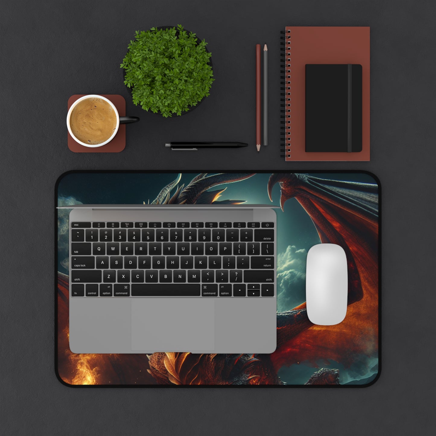 Fantasy Dragon Desk Mat | Unique Gaming & Office Accessories