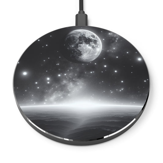 Galaxy-Themed Fast Wireless Charger for Tech Lovers