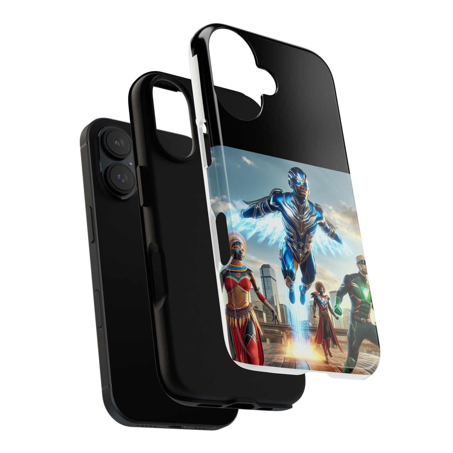 Superhero Tough Phone Case - Durable Protection with Heroic Design